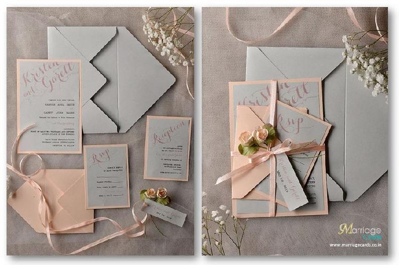 Designer Wedding Cards 6, Paper Type : Premium