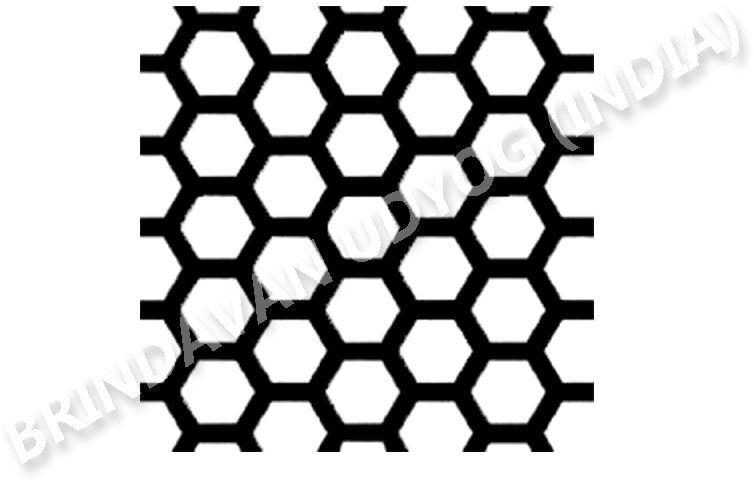 Hexagonal Hole Perforated Sheet