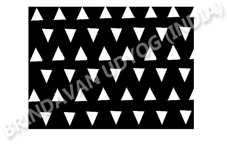 Aluminum Triangle Hole Punctured Sheet, For Security Use, Knited Type : Wrap Knitted