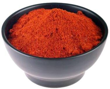 Brand Raw red chilli powder, Certification : BRC