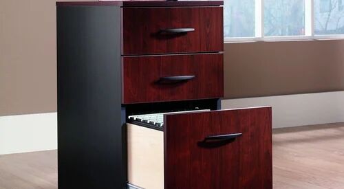 Wooden Filing Cabinets, Color : Brown
