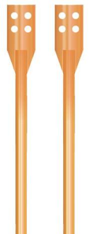 Copper Earthing Electrodes, Length : 1 Meter