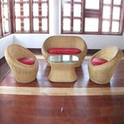 Cane Sofa Set,cane sofa set