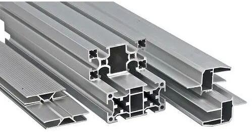 Aluminum Aluminium Extrusion, For Construction, Size : 90x90mm