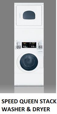 Stack Washer & Dryer, Color : WHITE