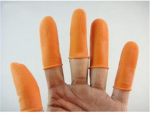 Rubber Finger Gloves, Size : Free Size