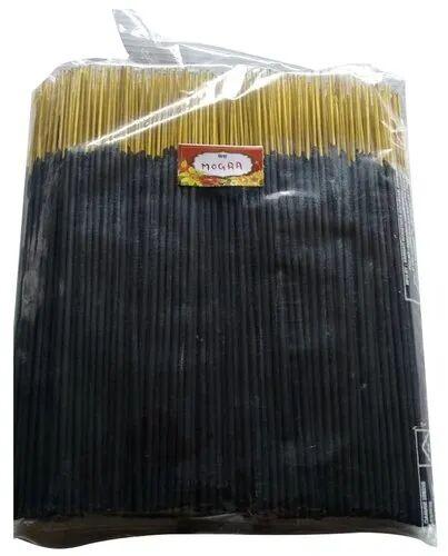 Charcoal Natural Mogra Incense Stick, Color : Black