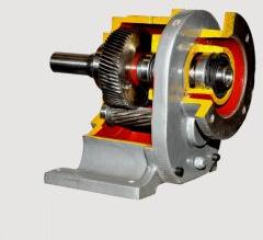 Inline helical gearbox