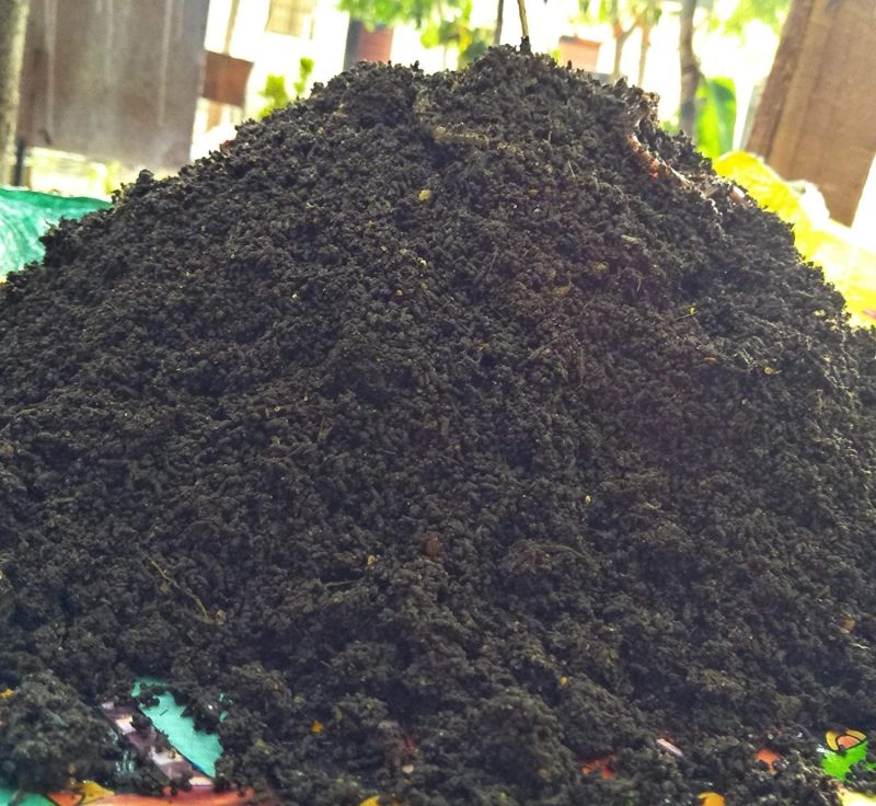 Brown Natural Vermicompost Fertilizer, for Agriculture, Purity : 100 %