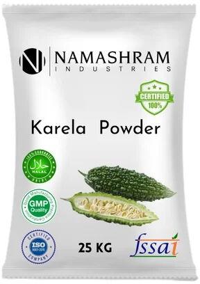 Namashram Industries Organic Karela Powder, Botanical Name : Momordica charantia