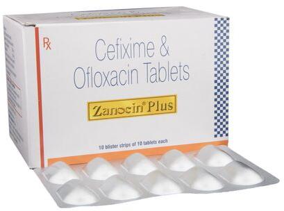 Zanocin Plus Infection Tablets, Packaging Size : 10 Tab/strip