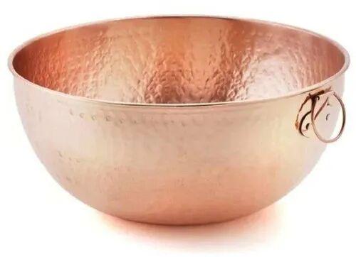 Round Copper Bowl, for Home