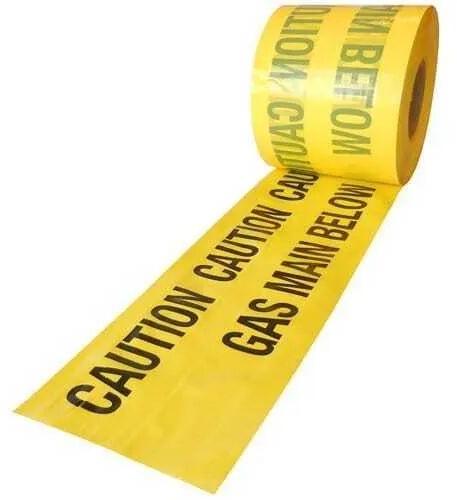 PP Industrial Safety Warning Tape, Width : 150 mm / 15 Cm