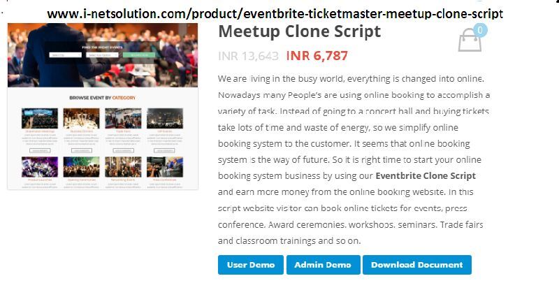 Eventbrite Script Ticketmaster Script Meetup Script - Meetup Clone