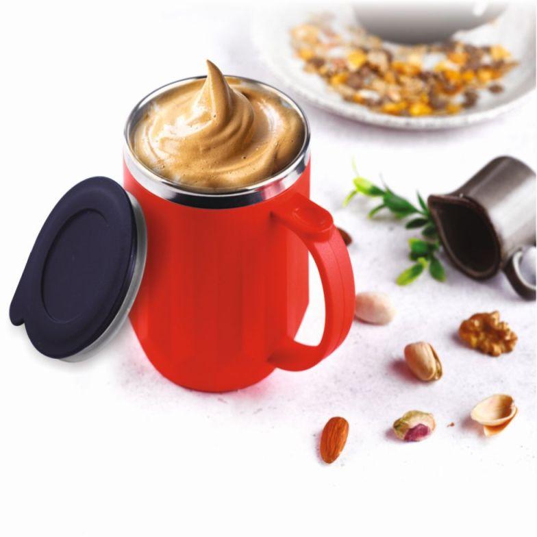 Amaze Steel Coffee Cup With Lid
