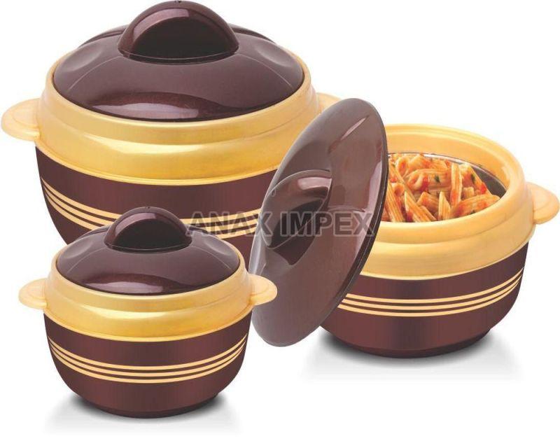 Round Nice Plastic Serving Bowl Set, for Gift Purpose, Hotel, Restaurant, Home