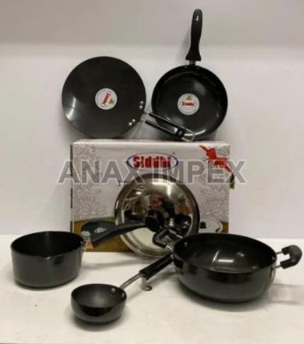 Black Non Stick Cookware Set
