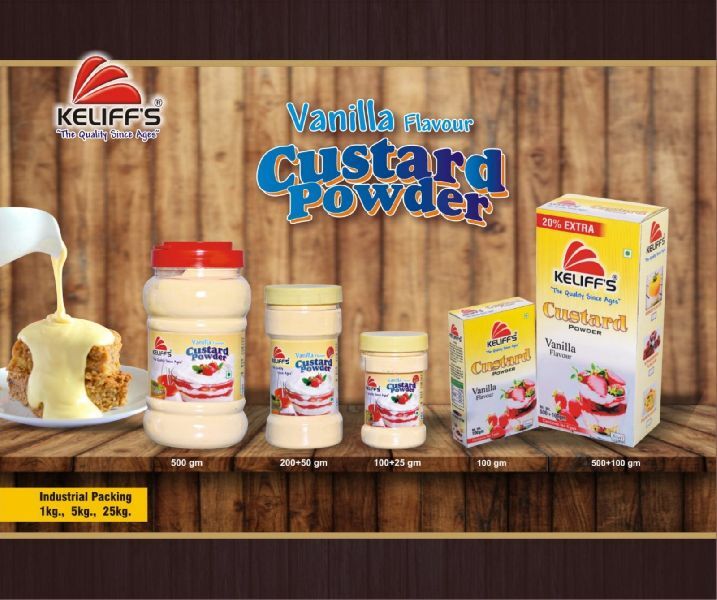 KELIFFS custard powder, Shelf Life : 2years