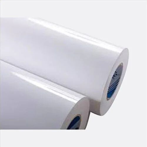 White poly Pe Coated Paper, Pattern : plain