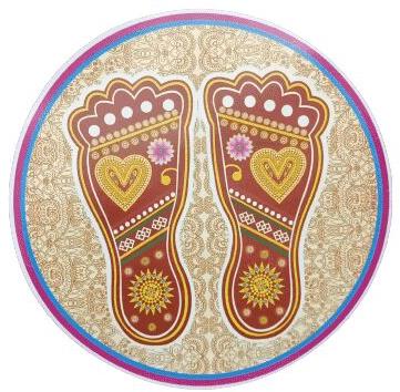 LAXMI CHARAN RANGOLI 8.6 INCHES – PACK OF 4