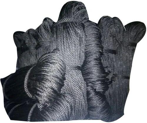 Black Polyester Cord, Pattern : Plain