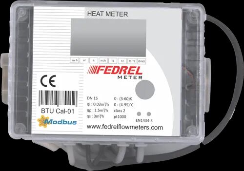 Fedrel Cast Iron Btu Meter, Display Type : Digital