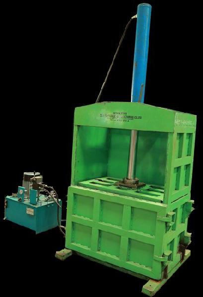 Hydraulic bailing press