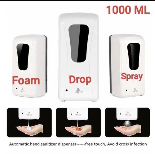 Automatic Soap Cum Sanitizer Dispenser, Capacity : 1000 ML