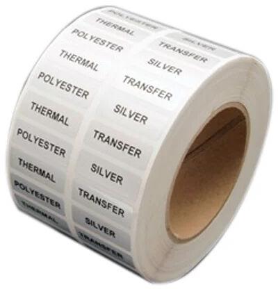 Silver Polyester Labels, Packaging Type : Packet