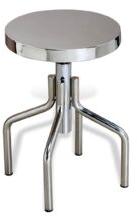 Polished shining steel height adjustable stool, Size : Customize
