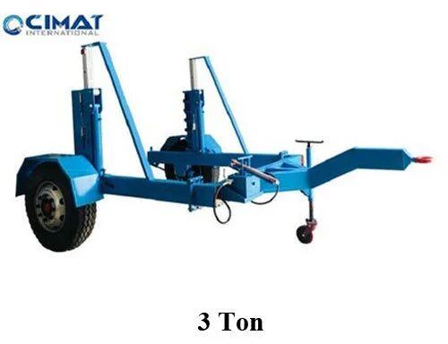 Cimat International Cable Drum Transport Trailer, Size : 4500mm X 2550 mm X 2000 mm