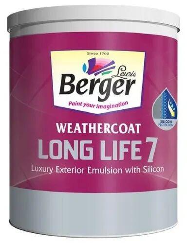 Berger Weather Coat Exterior Emulsion Paint, Packaging Type : Can