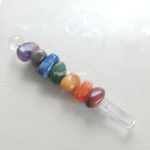 Crystals Supply Gemstone Tumbled Stone Healing Wand, Feature : India