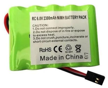 Luminous NiMH Rechargeable Battery, Rated Voltage : 6 V