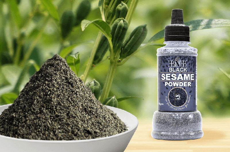 black sesame seed powder