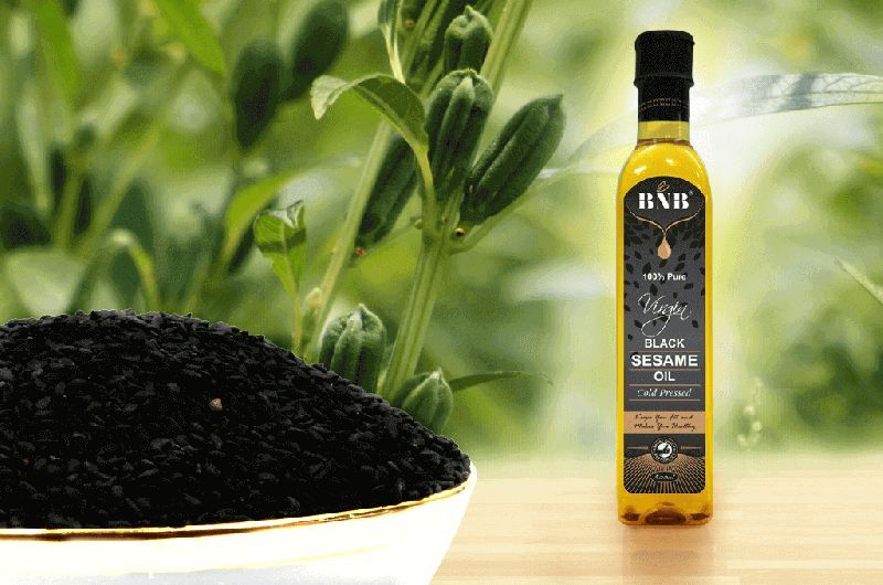 Virgin Black Sesame Oil Cold Pressed