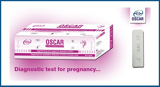 Pregnancy card test
