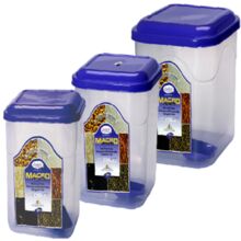 Airtight Square Container Macro Set, Feature : Eco-Friendly, Stocked