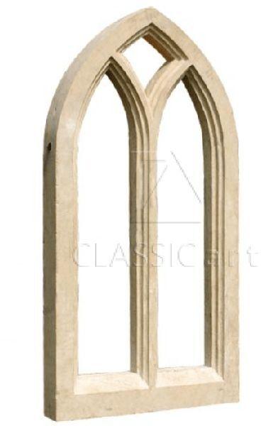 Stone Gothic Arc Window