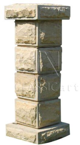 Yellow Irish Stone Pillar