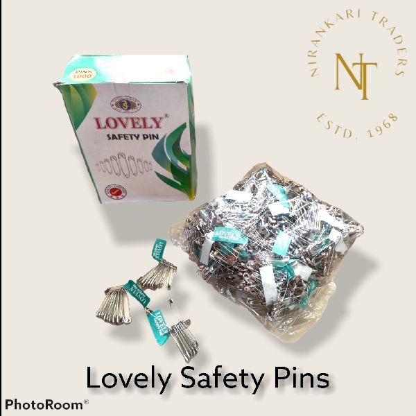 Metal Lovely Safety Pins, for Hair Decoration, Length : 0-1-2