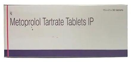 Metoprolol tartrate tablet, Packaging Type : Box