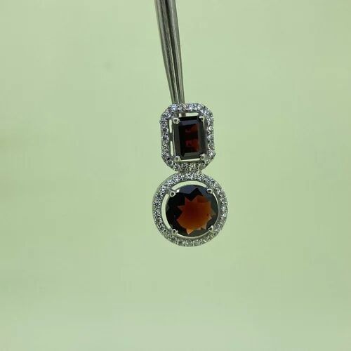 Garnet Stone Earring