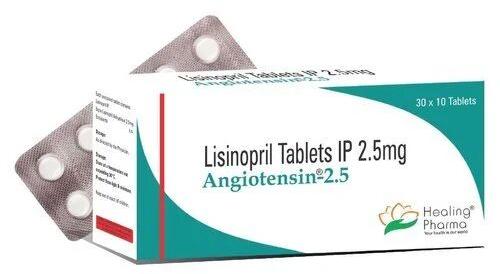 Lisinopril Tablets, Packaging Size : 30x10