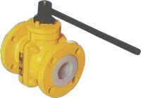 Teflon Lined Ball Valve