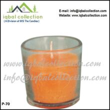 Paraffin Wax Votive Candle, Color : White