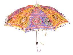 Cotton Hand Made Color Full Umbrella