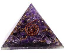 amethyst orgone pyramid