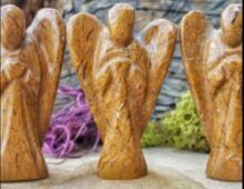 Calligraphy Stone Angel