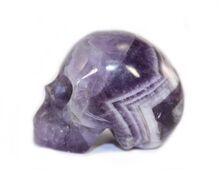 Gemstone Amethyst Big Size Skulls